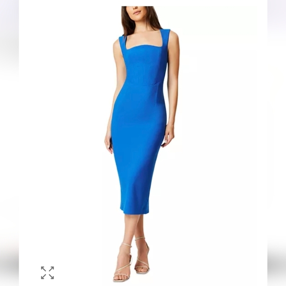 Elliatt Royal Blue Midi Dress - Picture 7 of 11
